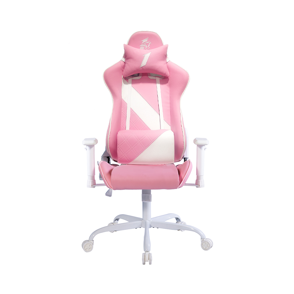 Крісло для геймерів 1stPlayer S02 Pink-White | ARAGO