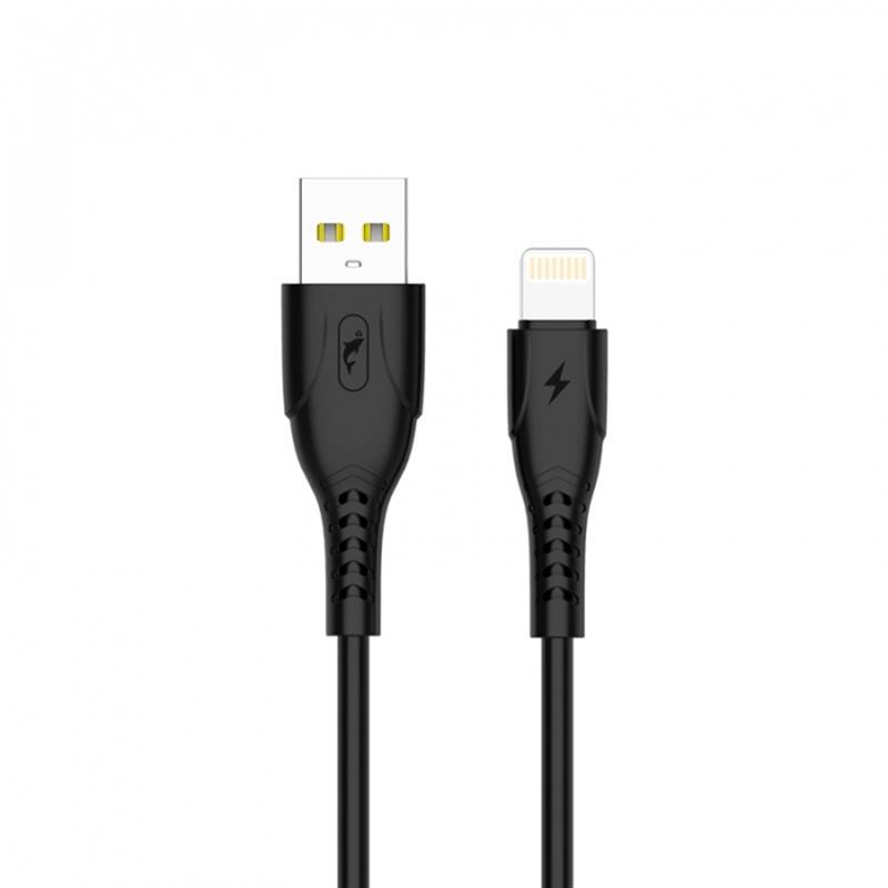 Кабель SkyDolphin S08L USB - Lightning (M/M), 1 м, Black (USB-000561) | ARAGO