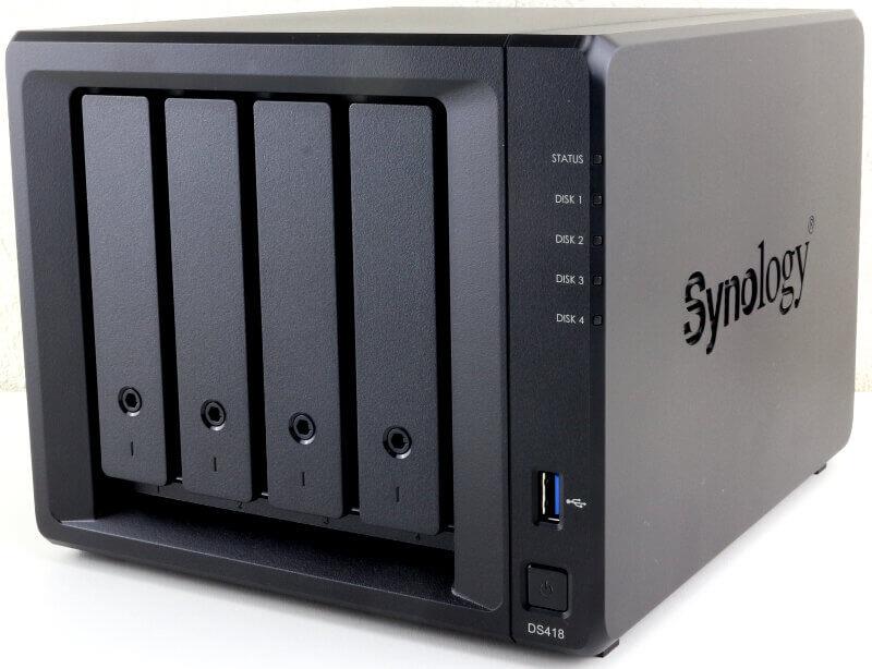 Сетевое хранилище NAS Synology DS418 4x3.5" SATA, 2x1GE, 2xUSB3.0 | ARAGO