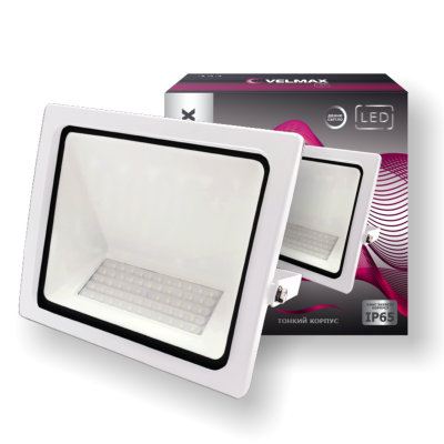 картинка Прожектор світлодіодний LED VELMAX VF-506AS, 50W, 4200Lm, 6500К от магазина Компания+