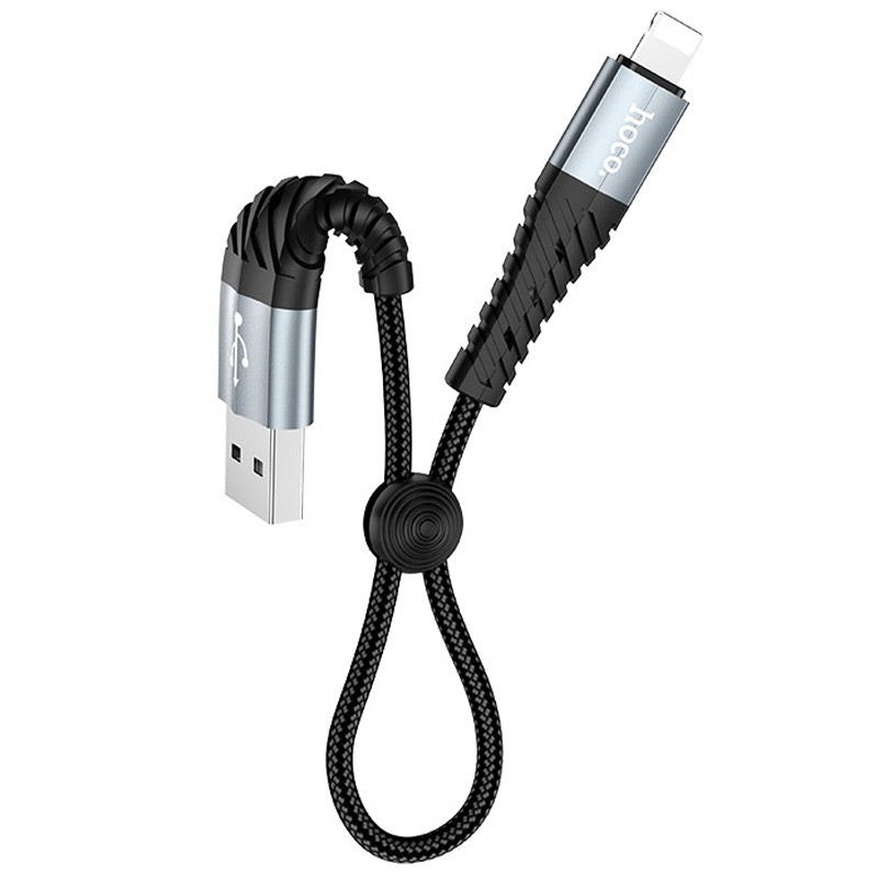 Кабель Hoco X38 USB - Lightning, 0.25м, Black (X38LB0.25) | ARAGO