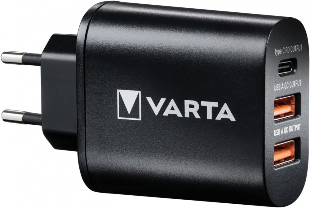 Зарядний пристрій Varta Wall Charger 38W Black (57958101401) | ARAGO