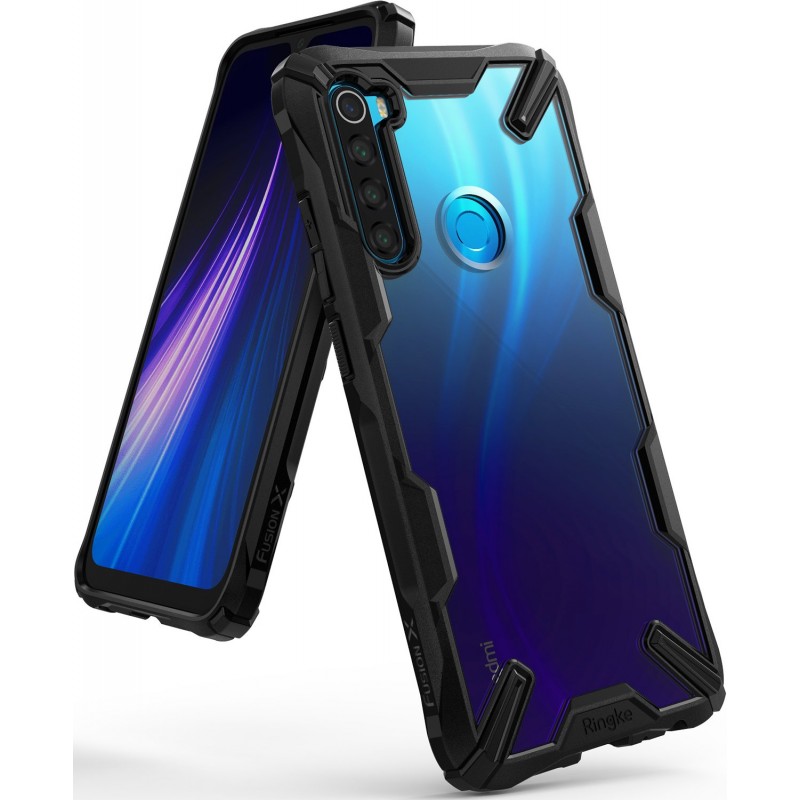 Чехол-накладка Ringke Fusion X для Xiaomi Redmi Note 8 Black (RCX4627) | ARAGO