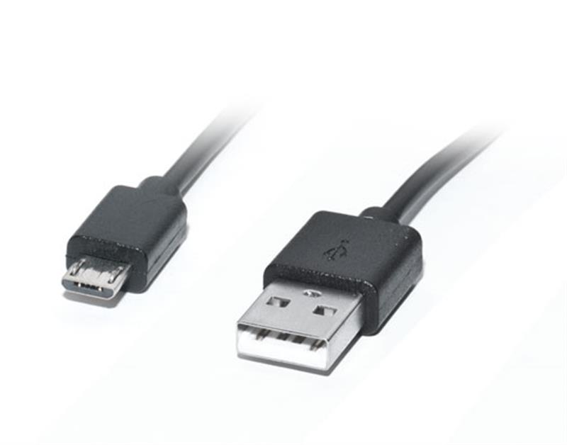 Кабель REAL-EL Pro USB - micro USB V 2.0 (M/M), 2 м, чорний (EL123500025) | ARAGO