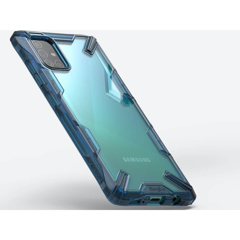 Чехол-накладка Ringke Fusion X для Samsung Galaxy A71 SM-A715 Space Blue (RCS4695) | ARAGO