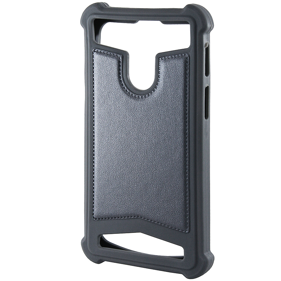 Накладка Leather Universal Case 4.7"-5,0" серый | ARAGO