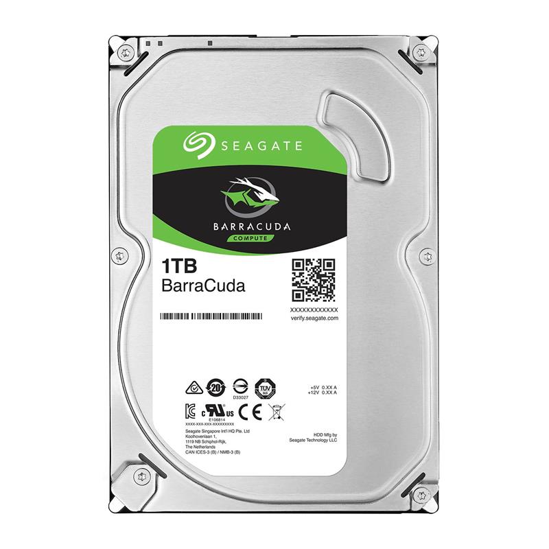 Накопичувач HDD SATA 1.0TB Seagate BarraCuda 256MB (ST1000DM014) | ARAGO