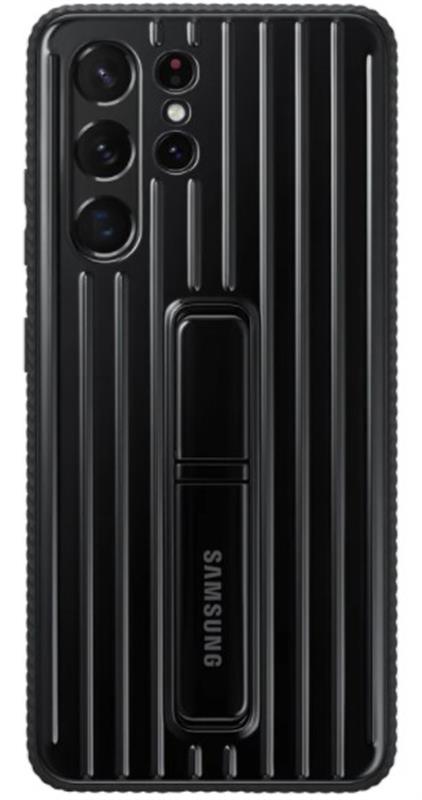 Чехол-накладка Samsung Protective Standing Cover для Samsung Galaxy S21 Ultra SM-G998 Black (EF-RG998CBEGRU) | ARAGO