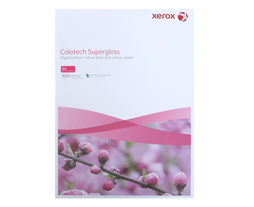 Бумага Xerox Colotech+ суперглянцевая, 160г/м2, A4, 250л (003R97680) | ARAGO