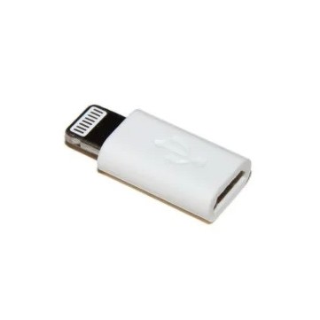 Перехідник Sumdex micro USB - Lighting (F/M), White (ADP-1001WT) | ARAGO