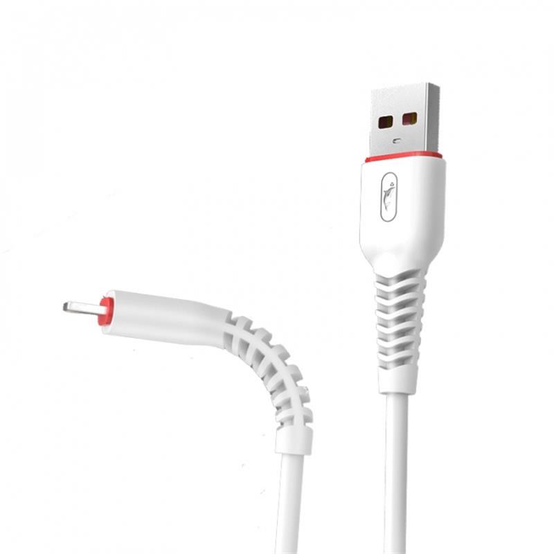Кабель SkyDolphin S54V Soft USB - micro USB (M/M), 1 м, White (USB-000433) | ARAGO