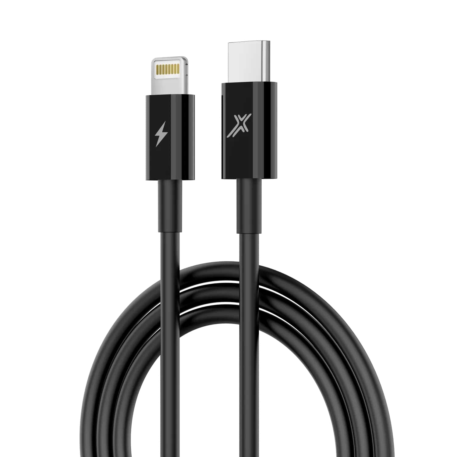 Кабель Grand-X Lightning - USB Type-C 20W, 1м, Black (CL-07B) | ARAGO