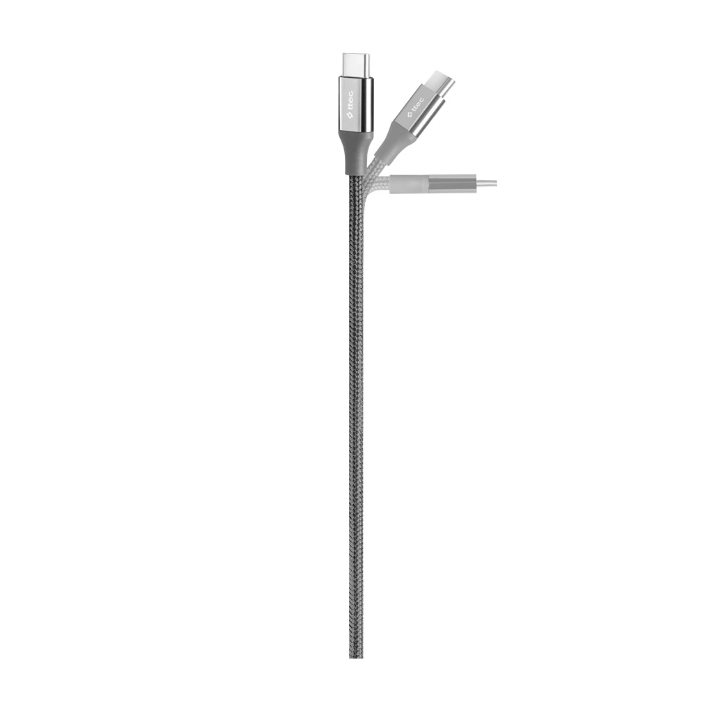 Кабель Ttec AlumiCable USB Type-C - USB Type-C (M/M), 2 м, Dark-Gray (2DK51UG) | ARAGO