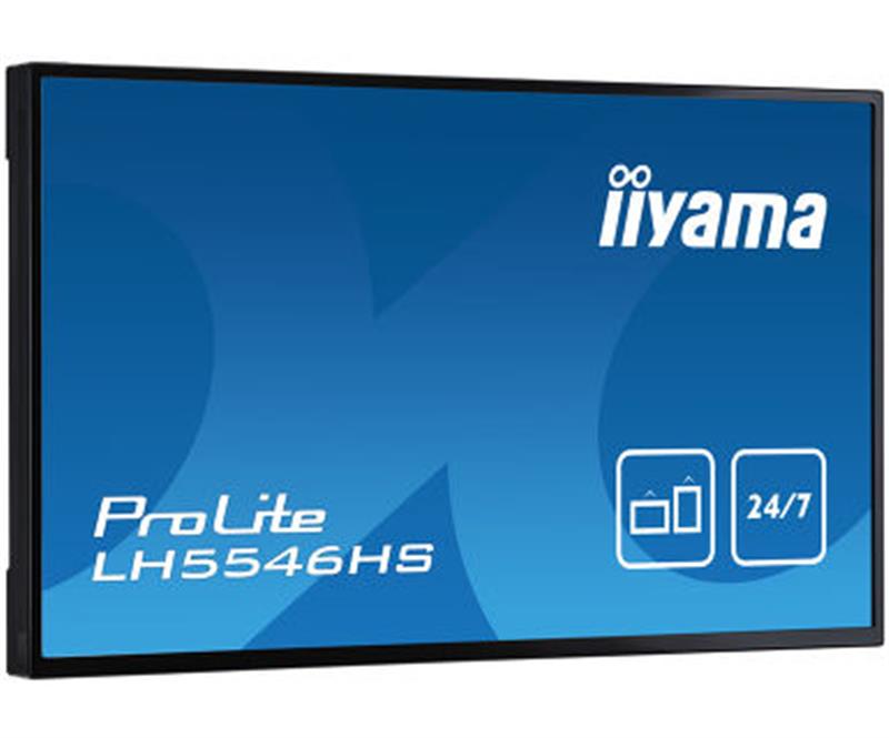 Iiyama 54.6" LH5546HS-B1 IPS Black | ARAGO