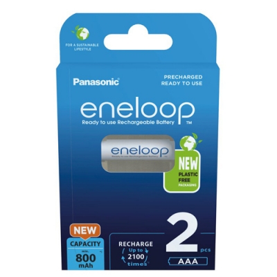 Акумулятори Panasonic Eneloop AAA NI-MH 800 mAh BL 2 шт | ARAGO