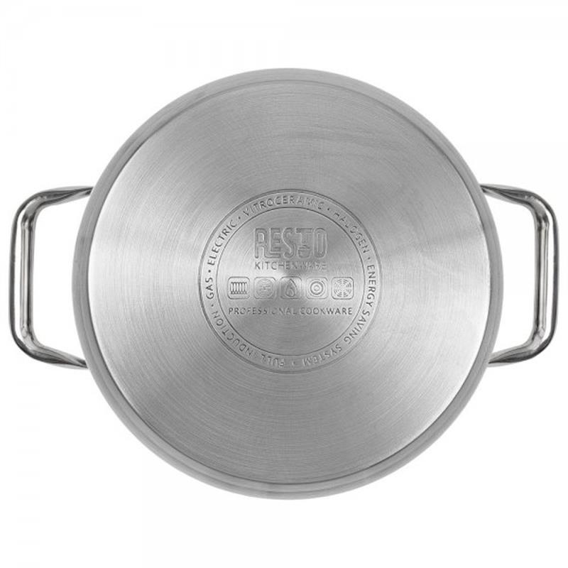 картинка Каструля з кришкою Resto Libra 8 л (92006) от магазина Компания+