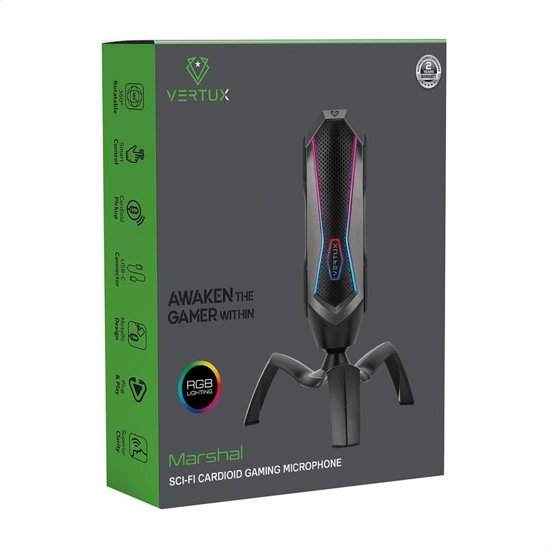 Мікрофон Vertux Marshal Black | ARAGO