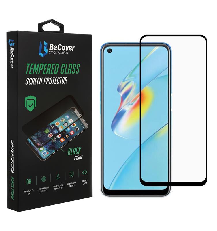 Захисне скло BeCover для Oppo A54 Black (706655) | ARAGO
