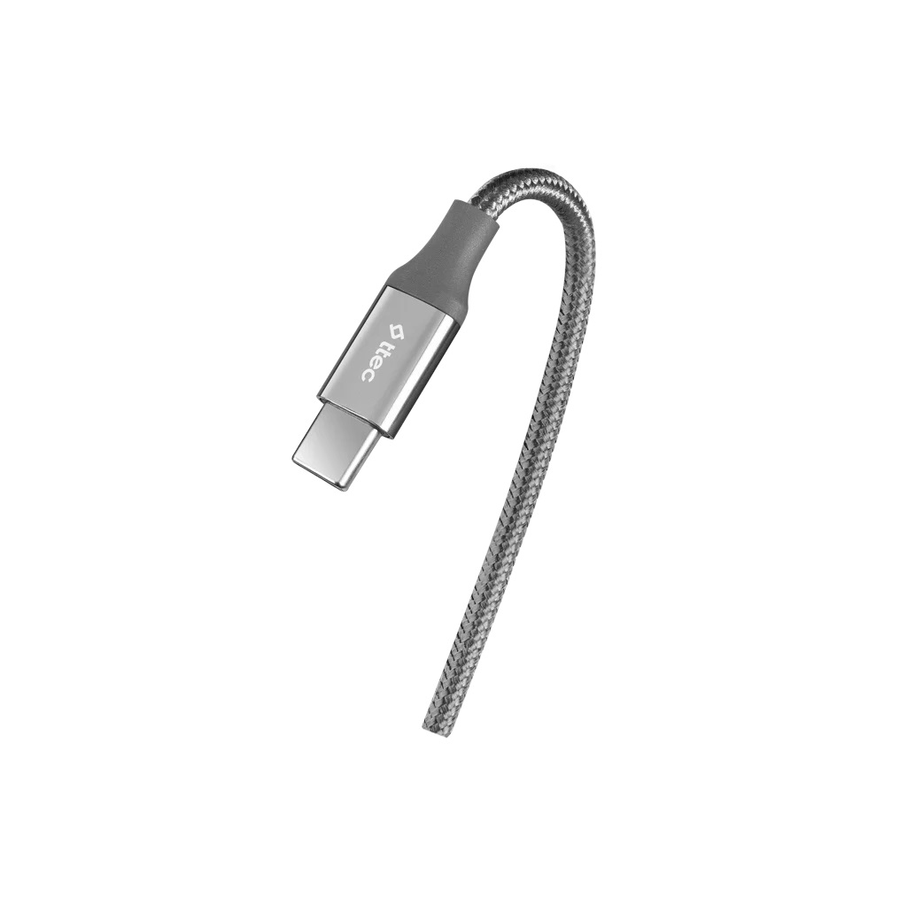 Кабель Ttec AlumiCable USB Type-C - USB Type-C (M/M), 2 м, Dark-Gray (2DK51UG) | ARAGO