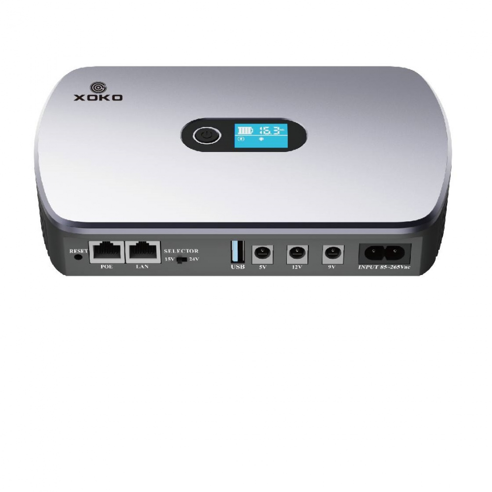Джерело безперебійного живлення для роутерів mini UPS DC Xoko DC12000 36W 12000mAh Grey (XK-DC1236W) | ARAGO