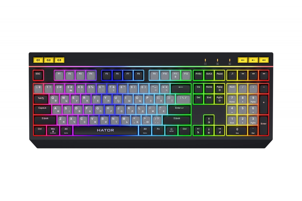 Клавіатура Hator Icefall Black (HTK401UA) | ARAGO