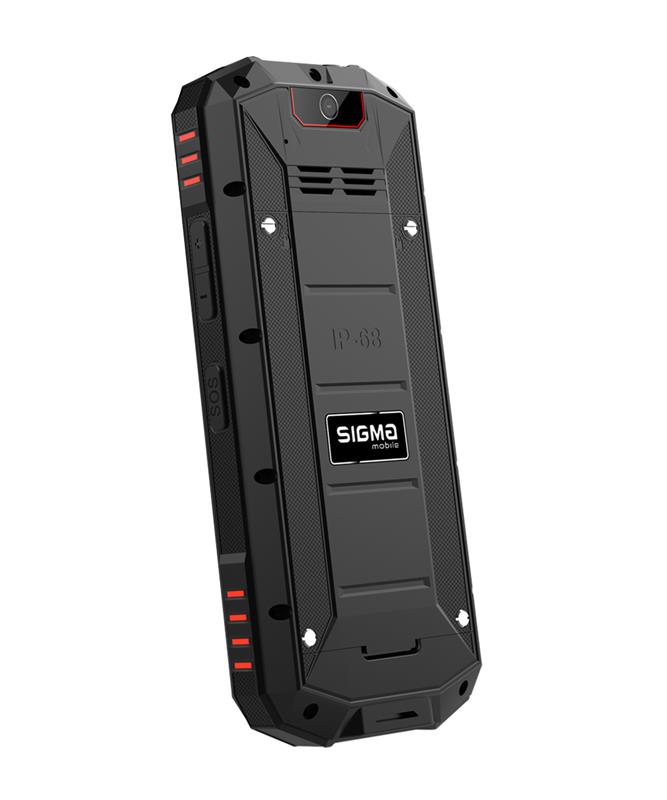 Мобільний телефон Sigma mobile X-treme PA68 Dual Sim Black/Red (4827798466520) | ARAGO
