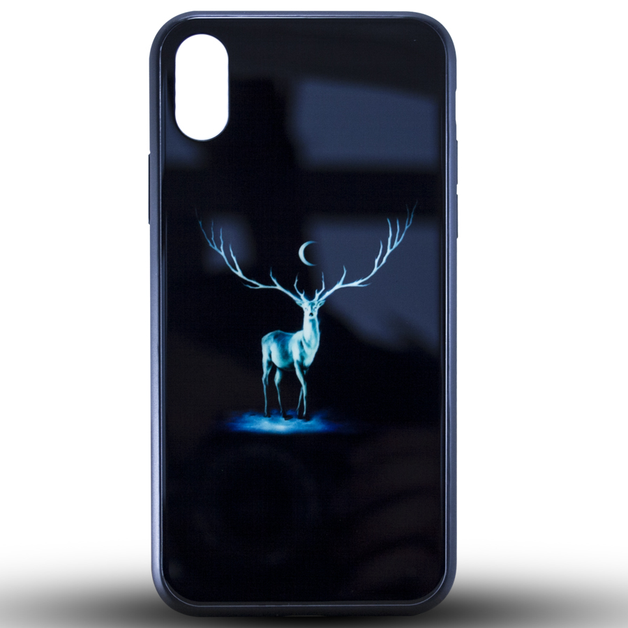 Силикон LUMINOUS GLASS iPhone XS Max Deer | ARAGO