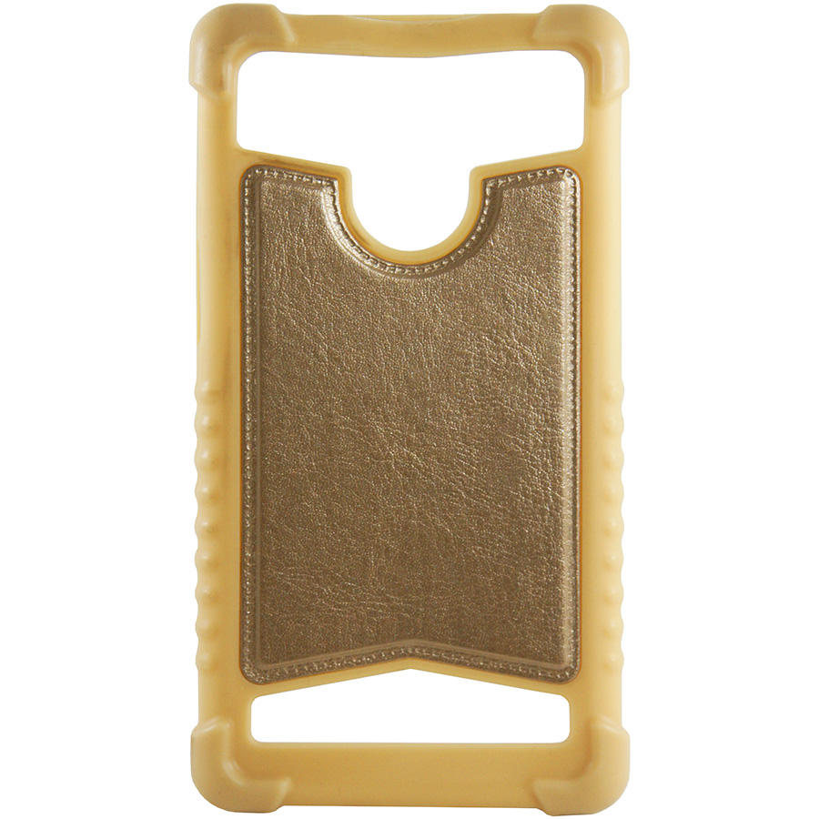 Накладка Leather Universal Case 4.5"-4,7" золотой | ARAGO