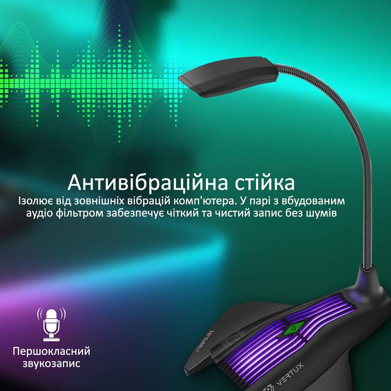 Мікрофон Vertux VertuMic-1 Black | ARAGO