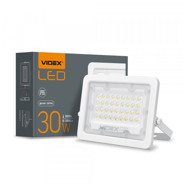 картинка LED прожектор VIDEX F2e 30W 5000K от магазина Компания+