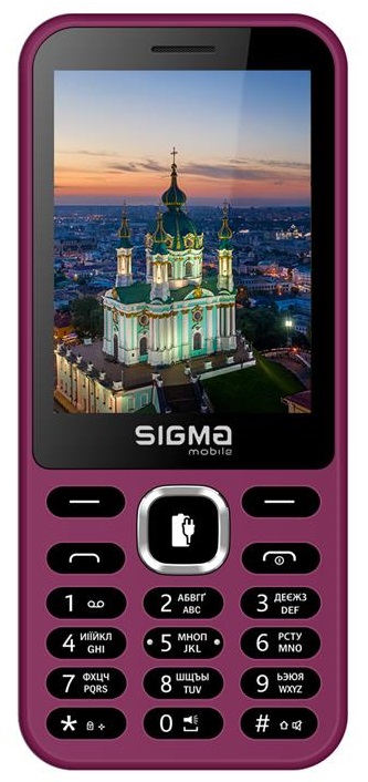 Мобiльний телефон Sigma mobile X-style 31 Power Type-C Dual Sim Purple | ARAGO