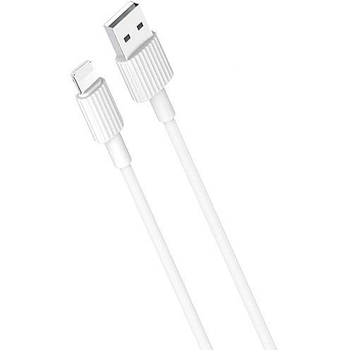 Кабель XO NB156 USB - Lightning (M/M), 1 м, White (NB156-L-1-WH) | ARAGO