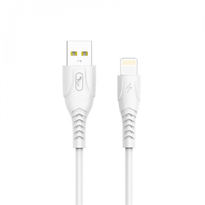Кабель SkyDolphin S08L USB - Lightning (M/M), 1 м, White (USB-000560) | ARAGO