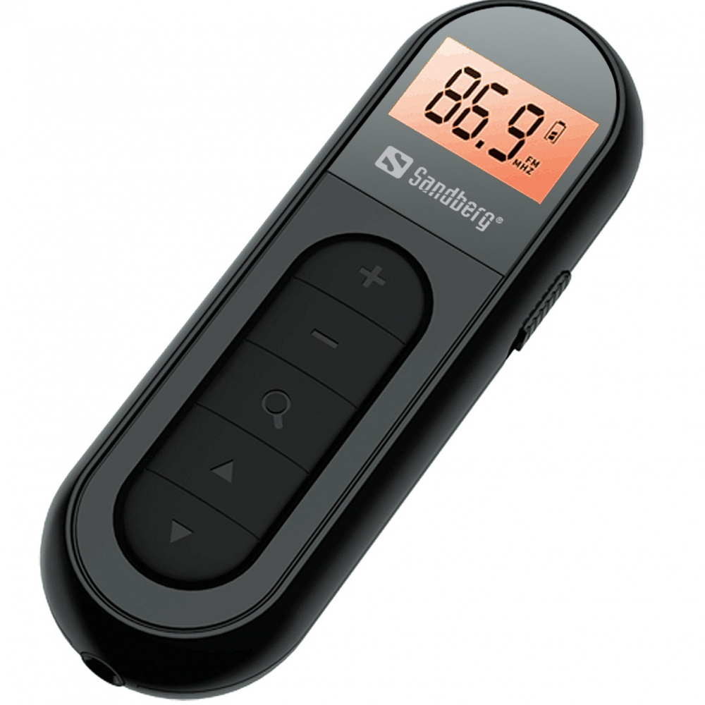 картинка Радіоприймач Sandberg FM кишеньковий (Rechargeable) з навушниками (421-01) от магазина Компания+