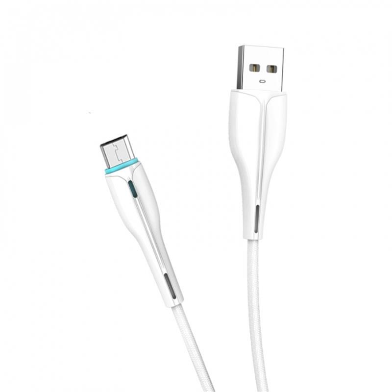 Кабель SkyDolphin S48V USB - micro USB (M/M), 1 м, White (USB-000427) | ARAGO
