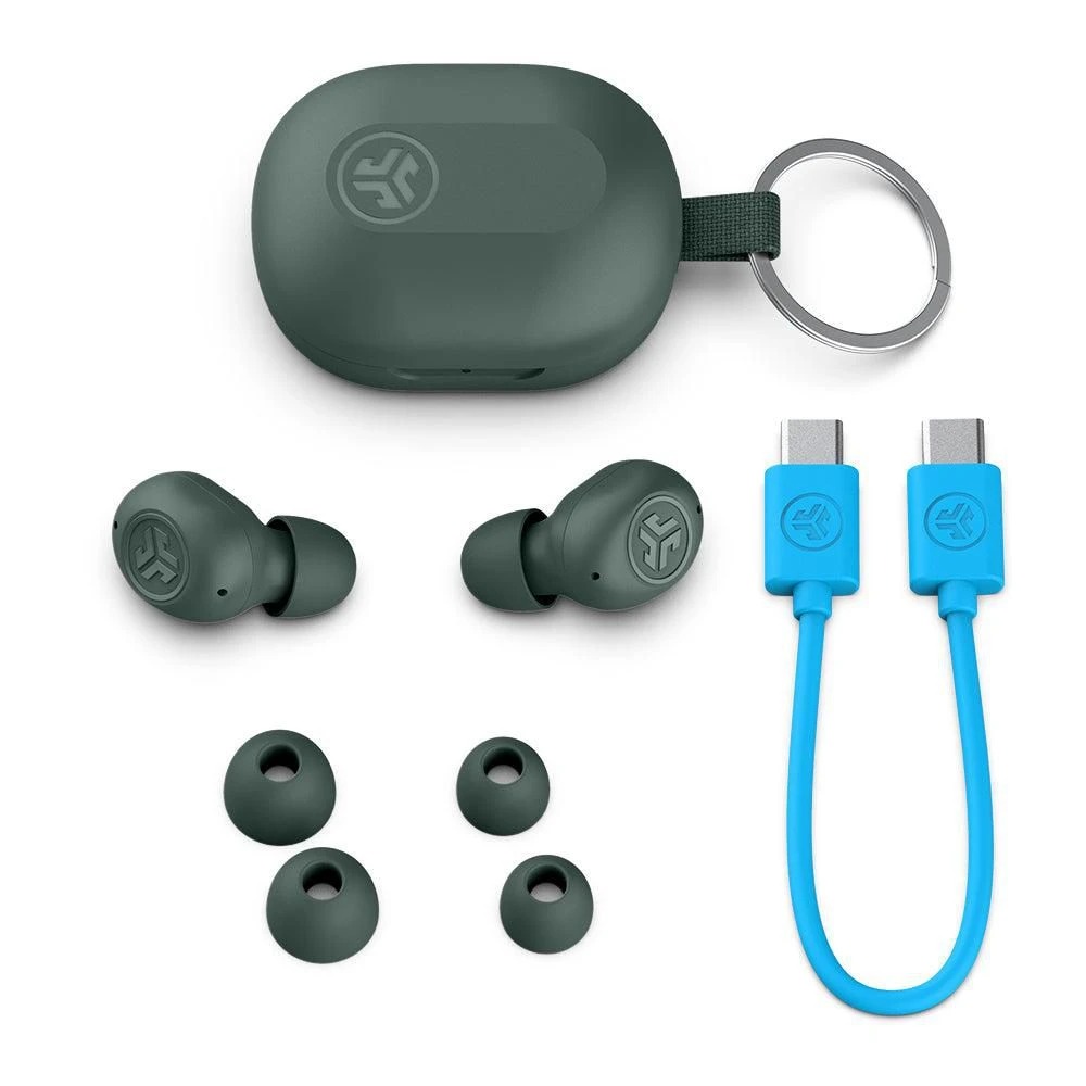 Bluetooth-гарнітура JLab JBuds Mini Sage Gray (IEUEBJBMINIRSGE124) | ARAGO