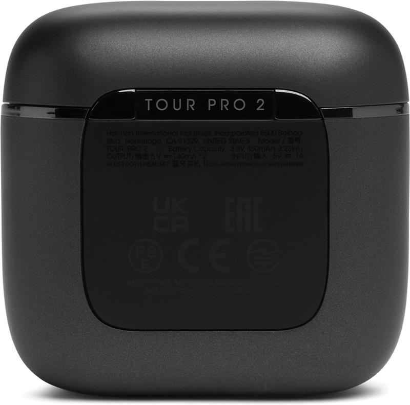 Bluetooth-гарнітура JBL Tour Pro 2 Black (JBLTOURPRO2BLK) | ARAGO