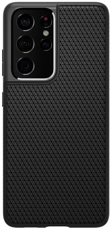 Чeхол-накладка Spigen Liquid Air для Samsung Galaxy S21 Ultra SM-G998 Matte Black (ACS02350) | ARAGO
