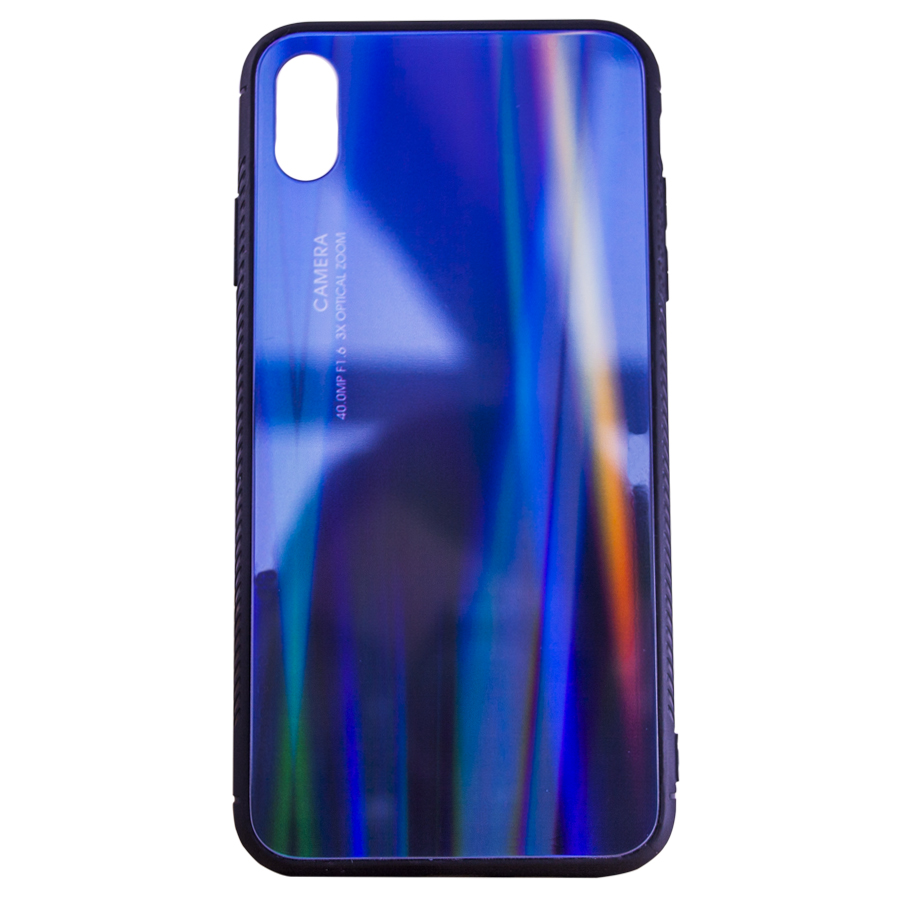 Силикон GRADIENT GLASS Samsung M20 синий/черный | ARAGO