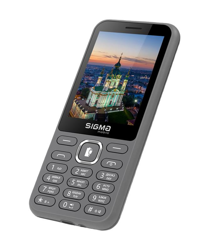 Мобiльний телефон Sigma mobile X-style 31 Power Type-C Dual Sim Grey | ARAGO