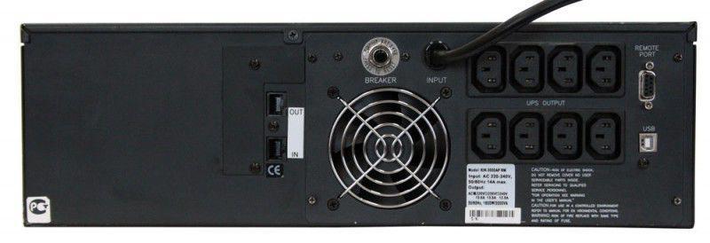 ИБП Powercom KIN-2200AP RM 3U, Lin.int., AVR, 8 х IEC, RJ-45, металл (00210119) | ARAGO