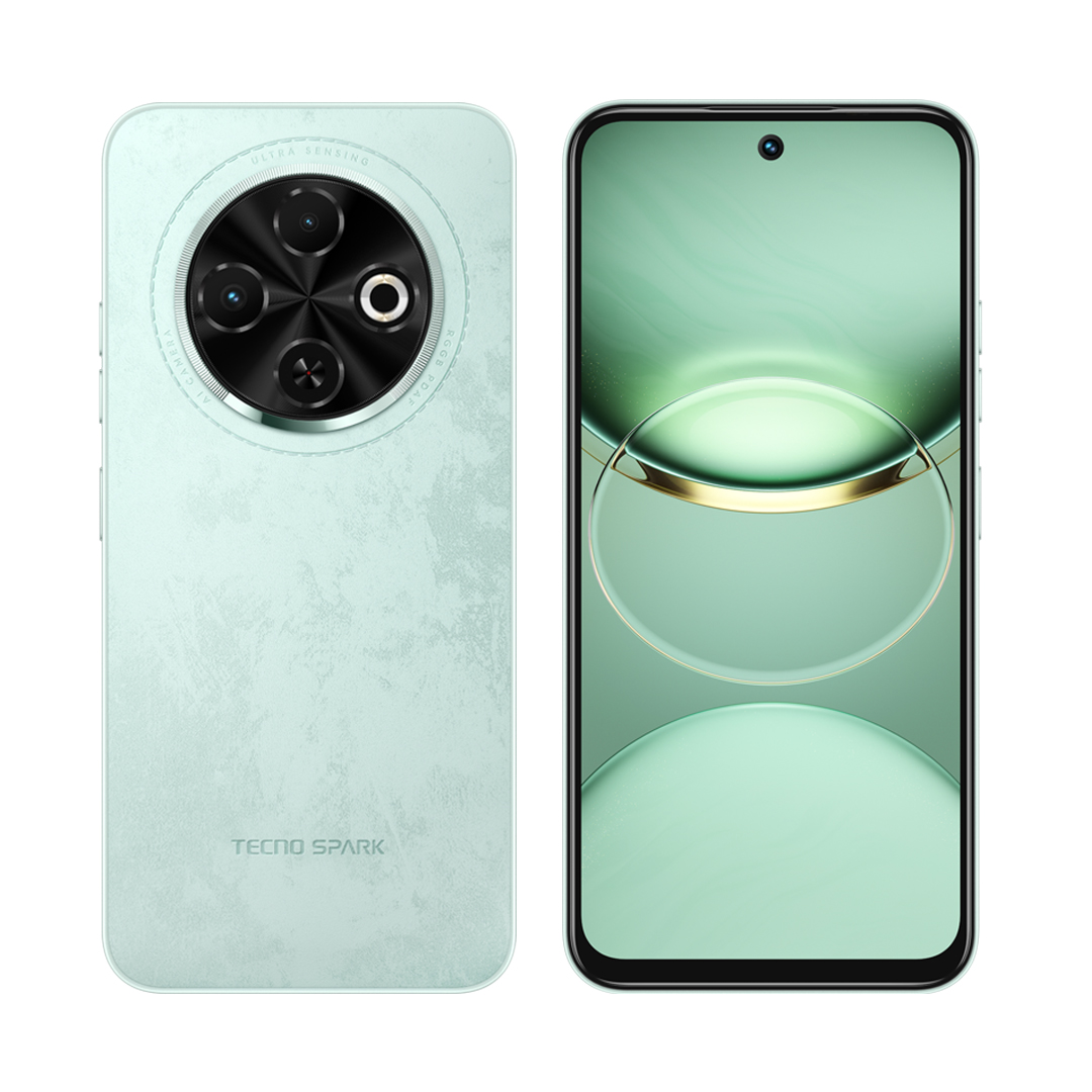 Смартфон Tecno Spark 30C (KL5n) 4/128GB Magic Skeen Green (4894947051807) | ARAGO