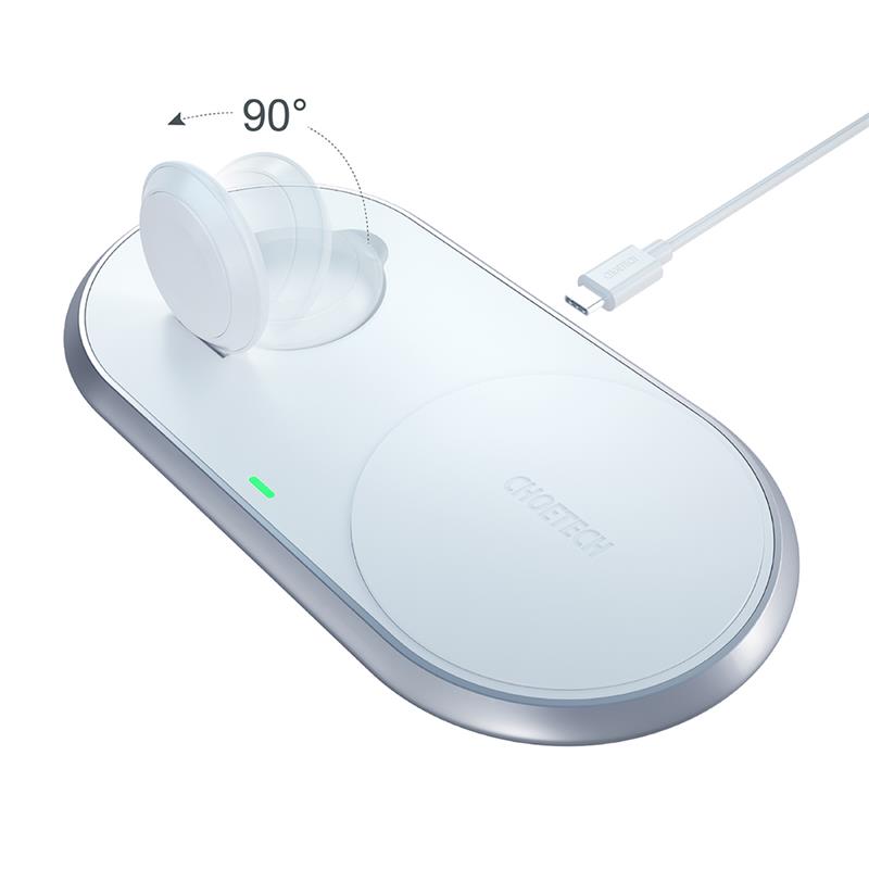 Бездротовий зарядний пристрій Choetech T317 10W White | ARAGO