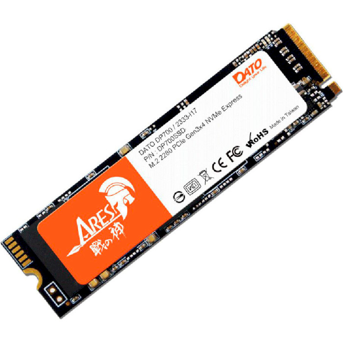 Накопичувач SSD  256GB Dato DP700 PCIe Gen3x4 (DP700SSD-256GB) | ARAGO