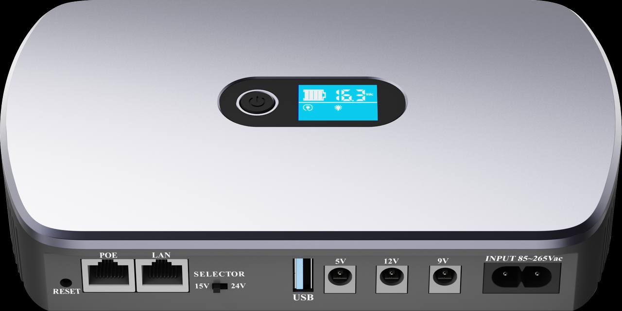 Джерело безперебійного живлення для роутерів mini UPS DC Xoko DC12000 36W 12000mAh Grey (XK-DC1236W) | ARAGO