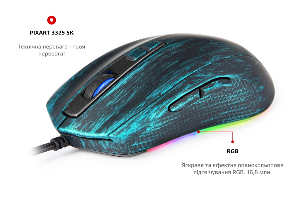 Миша Motospeed V60 Van Gogh Blue (mtv60van) | ARAGO