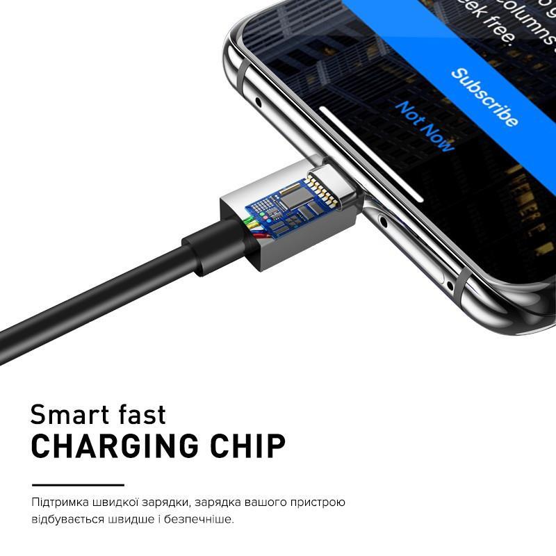 Кабель Luxe Cube USB - micro USB (M/M), 3 А, 1 м, білий (7775557575273) | ARAGO