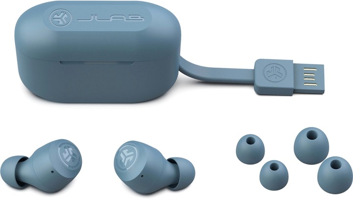 Bluetooth-гарнітура JLab Go Air Pop TWS Grey (IEUEBGAIRPOPRSLT124) | ARAGO