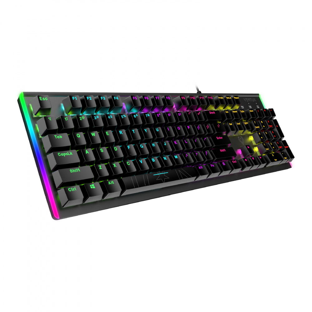 Клавіатура Vertux Comando Black | ARAGO