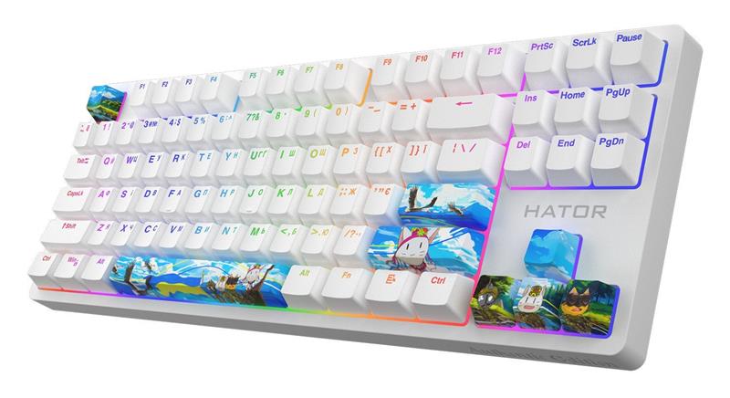 Клавіатура Hator Rockfall 2 Mecha TKL Authentic Edition Fighting Cats (HTK-532) | ARAGO